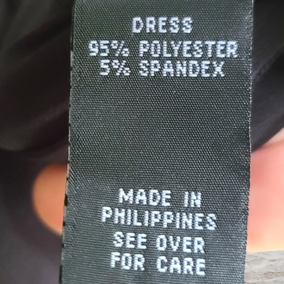 A. Byer Turquoise Embellished Braided Black Mini Dress Size Small - Picture 9 of 9